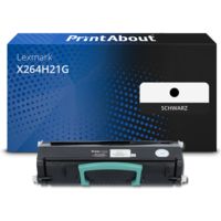 Toner kompatibel mit Lexmark X264H21G - Schwarz - Hohe Kapazität