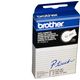 Brother TC-201 - (12 mm) - Schwarz auf weiß - Tape
