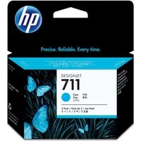 HP 711 (CZ134A) Druckerpatrone 3x Cyan - Multipack