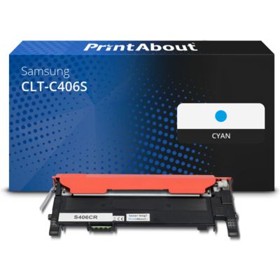 Toner kompatibel mit Samsung CLT-C406S (ST984A) - Cyan