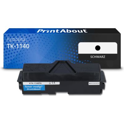 Toner kompatibel mit Kyocera TK-1140 - Schwarz