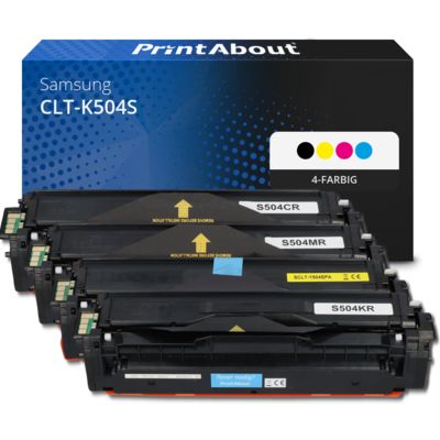Toner kompatibel mit Samsung CLT-K504S (SU158A) - 4-farbig - Multipack