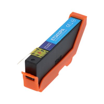 Druckerpatrone kompatibel mit Epson 24XL (C13T24324012) - Cyan - Hohe Kapazität