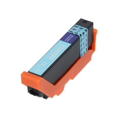 Druckerpatrone kompatibel mit Epson 24XL (C13T24354012) - Hellcyan - Hohe Kapazität