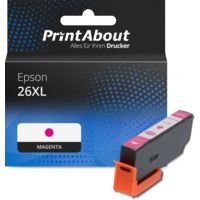 Druckerpatrone kompatibel mit Epson 26XL (C13T26334012) - Magenta - Hohe Kapazität