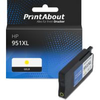 Druckerpatrone kompatibel mit HP 951XL (CN048AE) - Gelb - Hohe Kapazität