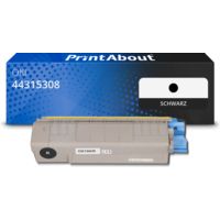 Toner kompatibel mit OKI 44315308 - Schwarz