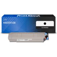 Toner kompatibel mit OKI 44059108 - Schwarz