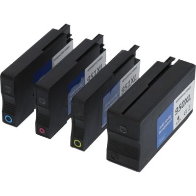 Druckerpatrone kompitabel mit HP 950/951XL (C2P43AE) - 4 Farben - hoher Kapazität - Multipack