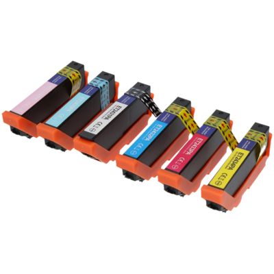 Druckerpatrone kompatibel mit Epson 24XL (T2438) - 6 Farben - Hoher Kapazität - Multipack