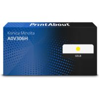 Toner kompatibel mit Konica Minolta A0V306H - Gelb - Hohe Kapazität