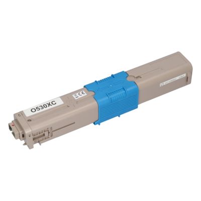 Toner kompatibel mit OKI 44469724 - Cyan - Hohe Kapazität