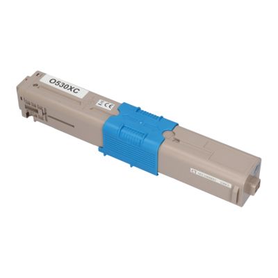 Toner kompatibel mit OKI 44469724 - Cyan - Hohe Kapazität