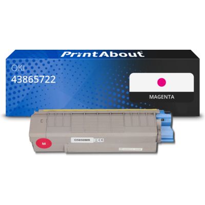Toner kompatibel mit OKI 43865722 - Magenta