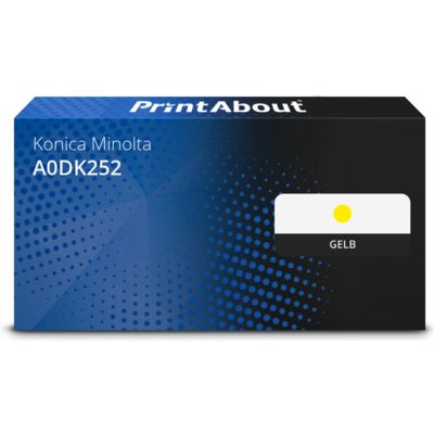 Toner kompatibel mit Konica Minolta A0DK252 - Gelb