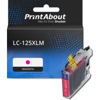 Druckerpatrone kompatibel mit Brother LC-125XLM - Magenta - Hohe Kapazität