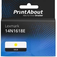 Druckerpatrone kompatibel mit Lexmark 14N1618E (150XL) - Gelb - Hohe Kapazität