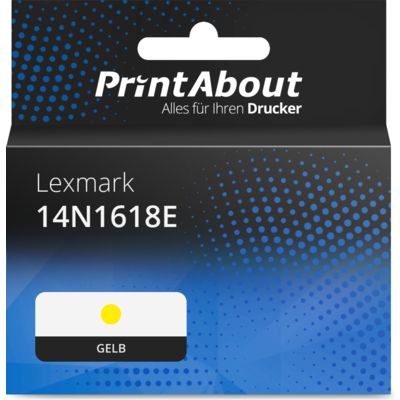Druckerpatrone kompatibel mit Lexmark 14N1618E (150XL) - Gelb - Hohe Kapazität