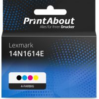 Druckerpatrone kompatibel mit Lexmark 14N1614E (150XL) - 4-farbig - Hohe Kapazität - Multipack