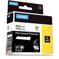 Dymo 1805442 - (6 mm) - Schwarz auf weiß - Tape