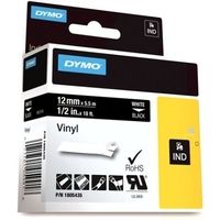 Dymo 1805435 - (12 mm) - Weiß auf schwarz - Tape