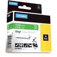 Dymo 1805414 - (12 mm) - Weiß auf grün - Tape