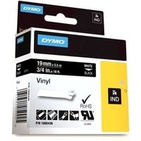Dymo 1805436 - (19 mm) - Weiß auf schwarz - Tape
