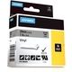 Dymo 1805425 Beschriftungsband Schwarz auf Grau (24 mm)