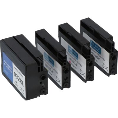 Druckerpatrone kompitabel mit HP 932XL / 933XL (C2P42AE) - 4-farbig - Hoher Kapazität - Multipack
