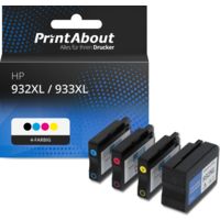 Druckerpatrone kompitabel mit HP 932XL / 933XL (C2P42AE) - 4-farbig - Hoher Kapazität - Multipack