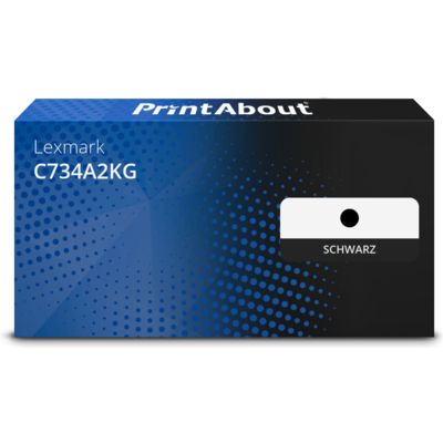 Toner kompatibel mit Lexmark C734A2KG - Schwarz