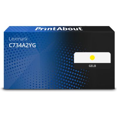 Toner kompatibel mit Lexmark C734A2YG - Gelb