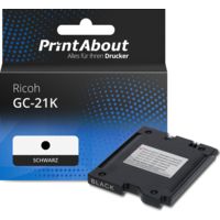 Druckerpatrone kompatibel mit Ricoh GC-21K (405532) - Schwarz