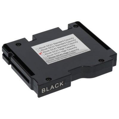Druckerpatrone kompatibel mit Ricoh GC-41K (405761) - Schwarz