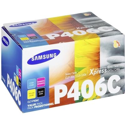 Samsung CLT-P406C/ELS (SU375A) - 4-farbig - Toner - Multipack