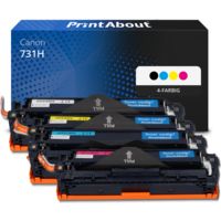 Toner kompatibel mit Canon 731H - 4-farbig - Hohe Kapazität - Multipack