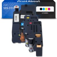 Toner kompatibel mit Dell 593-11140 (810WH) - 4-farbig - Multipack