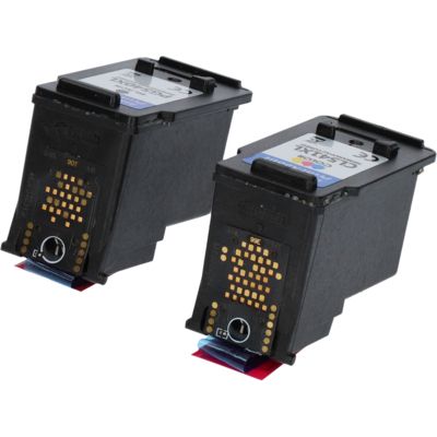 Druckerpatrone kompatibel mit Canon PG-540 XL / CL-541 XL - Schwarz + 3 Farben - Hohe Kapazität - Multipack