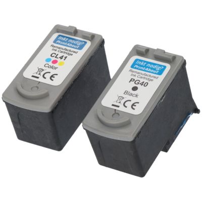 Druckerpatrone kompatibel mit Canon PG-40 / CL-41 - Schwarz + 3 Farben - Multipack