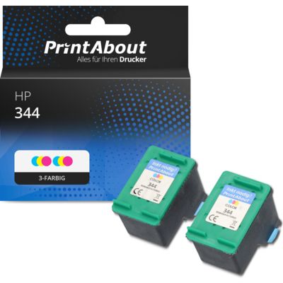 Druckerpatrone kompatibel mit HP 344 (C9363EE) - 3-farbig - Multipack