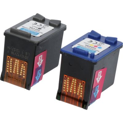 Druckerpatrone kompatibel mit HP 21 (SD367AE) - Schwarz + 3 Farben - Multipack