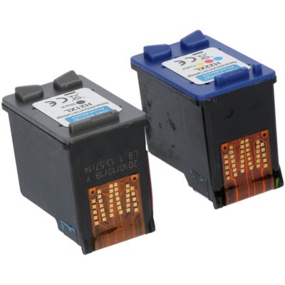 Druckerpatrone kompatibel mit HP 21 (SD367AE) - Schwarz + 3 Farben - Multipack