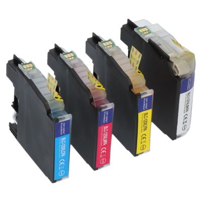 Druckerpatrone kompatibel mit Brother LC-127XLVALBP - 4-farbig - Hohe Kapazität - Multipack