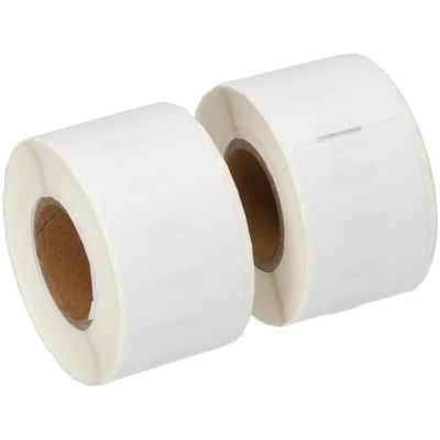 Etikettenrolle kompatibel mit Dymo 99010 - (28 mm x 89  mm) 2 rollen - Schwarz auf weiß