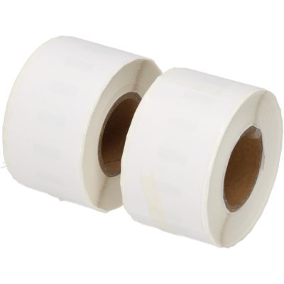 Etikettenrolle kompatibel mit Dymo 99010 - (28 mm x 89  mm) 2 rollen - Schwarz auf weiß