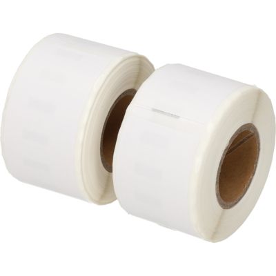 Etikettenrolle kompatibel mit Dymo 99010 - (28 mm x 89  mm) 2 rollen - Schwarz auf weiß