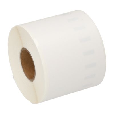 Etikettenrolle kompatibel mit Dymo 99014 (S0722430 (zonder chip)) - (54 mm x 101 mm) - Schwarz auf weiß