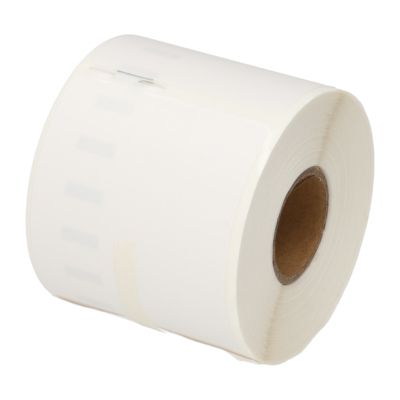 Etikettenrolle kompatibel mit Dymo 99014 (S0722430 (zonder chip)) - (54 mm x 101 mm) - Schwarz auf weiß
