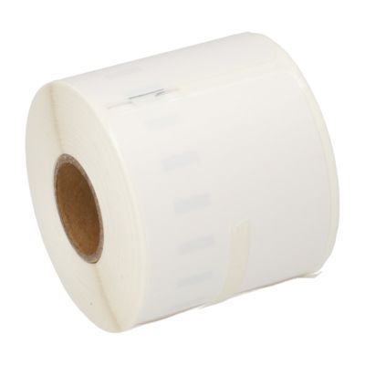 Etikettenrolle kompatibel mit Dymo 99014 (S0722430 (zonder chip)) - (54 mm x 101 mm) - Schwarz auf weiß