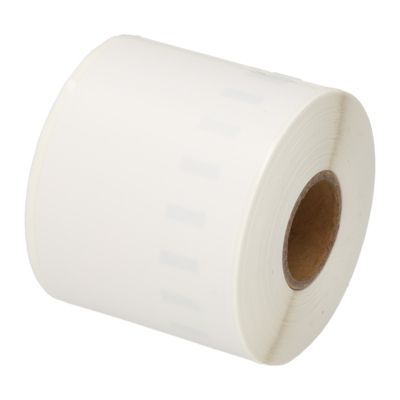 Etikettenrolle kompatibel mit Dymo 99014 (S0722430 (zonder chip)) - (54 mm x 101 mm) - Schwarz auf weiß